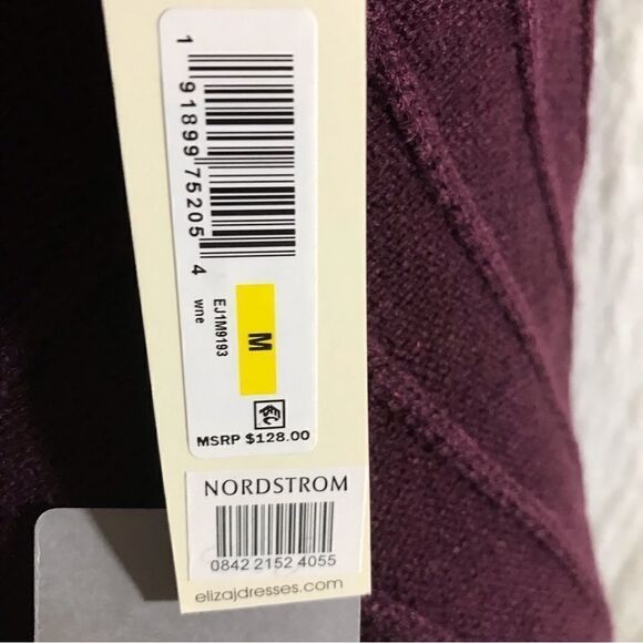 Eliza J Plum Sweater Dress Size M - Picture 13 of 13